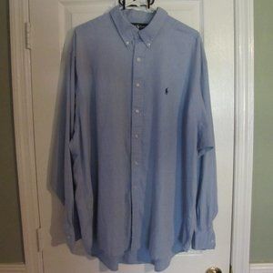 Ralph Lauren Polo Blake Long Sleeve Button Up Men's XXL Shirt- VINTAGE POLO!